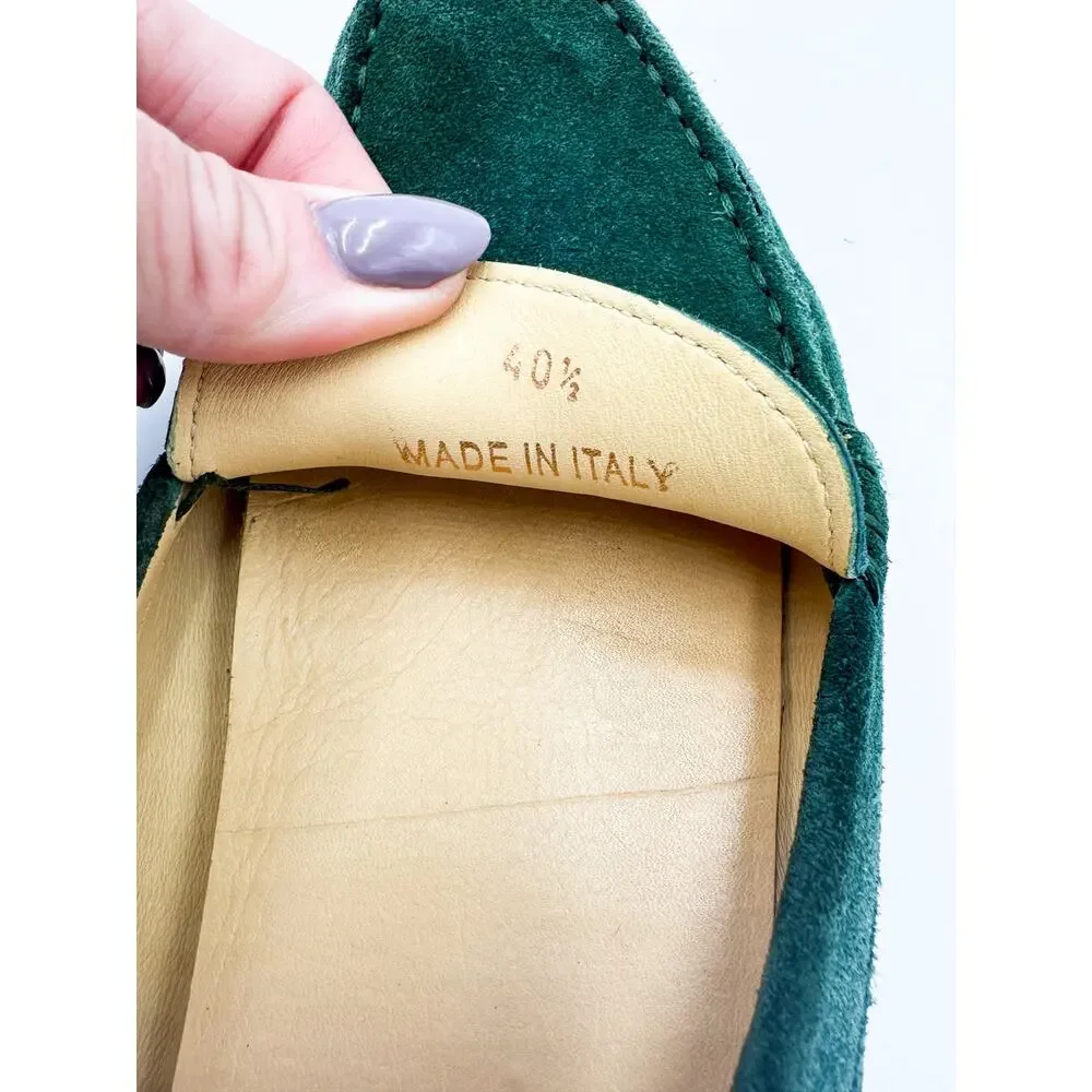 M. Gemi Green Felize Suede Moccasin - Picture 3 of 10